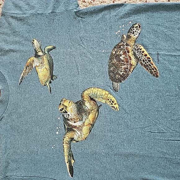 Vintage Sea turtle T-shirt.  Bald Head Island Conservancy - Picture 2 of 7